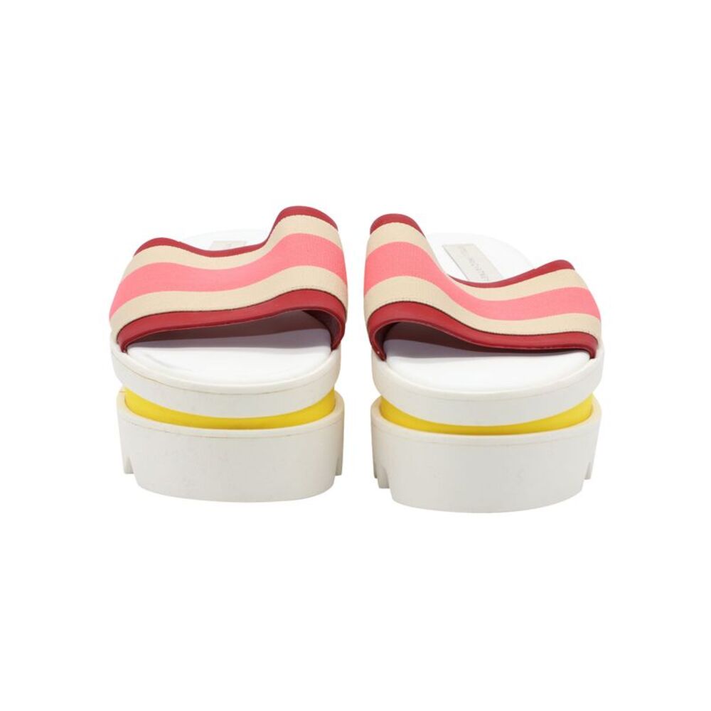 Stella Mccartney Color Block Platform Slides In W… - image 4